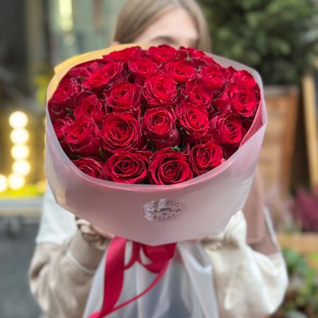 Bouquet  25 red roses Kenia