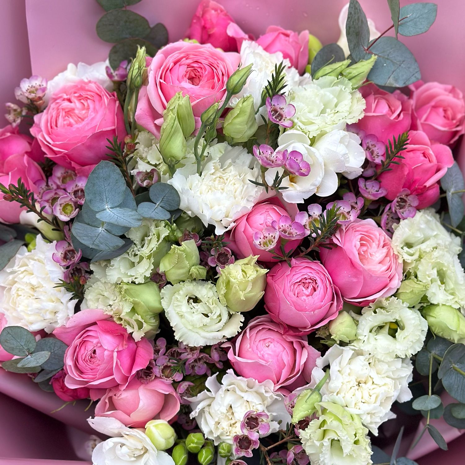 Bouquet Pink mixed flowers