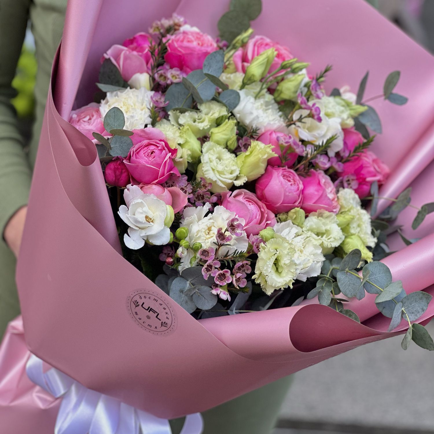 Bouquet Pink mixed flowers