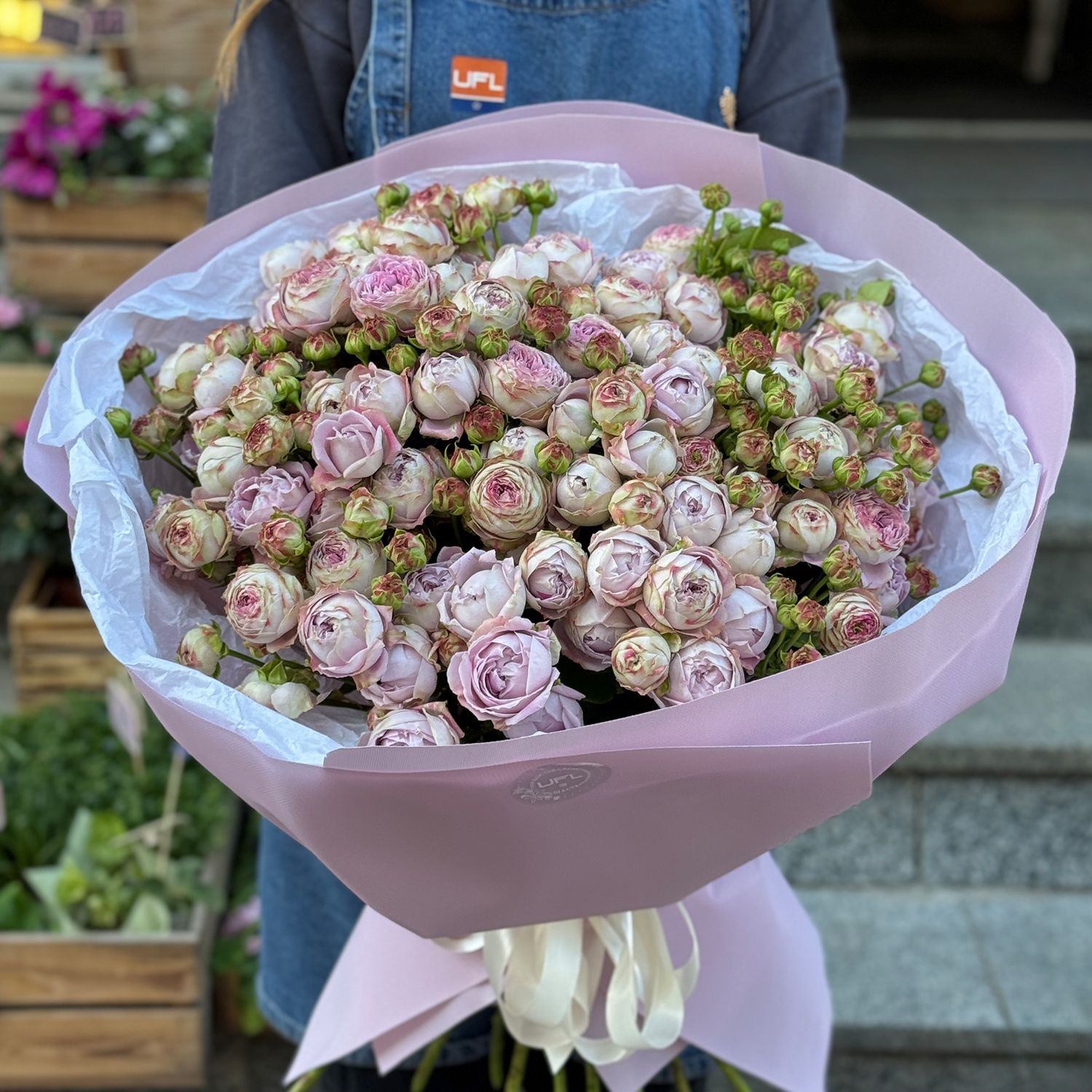 Bouquet 25 spray roses Blossom Bubbles