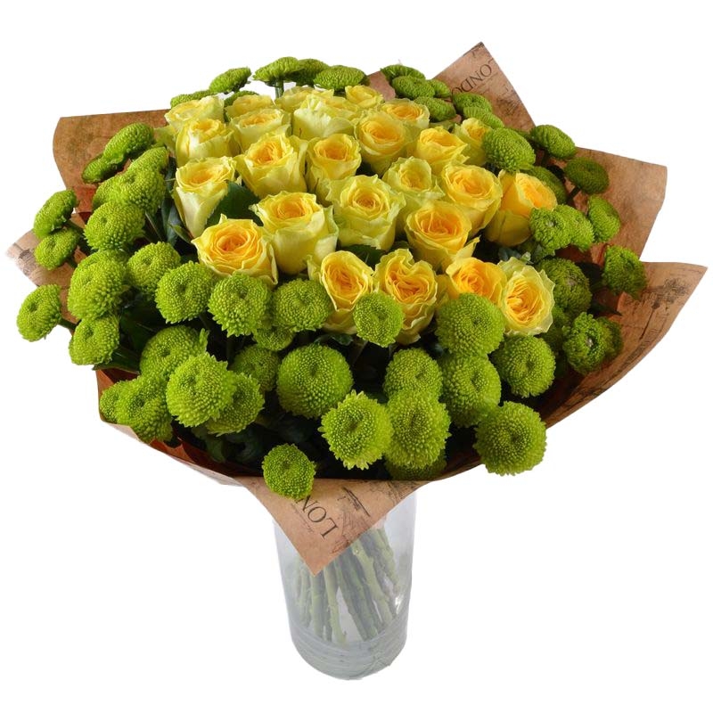 Bouquet Summer Rhapsody with vase