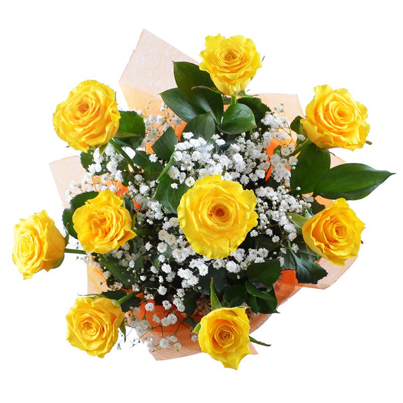 Bouquet Yellow roses by the piece
