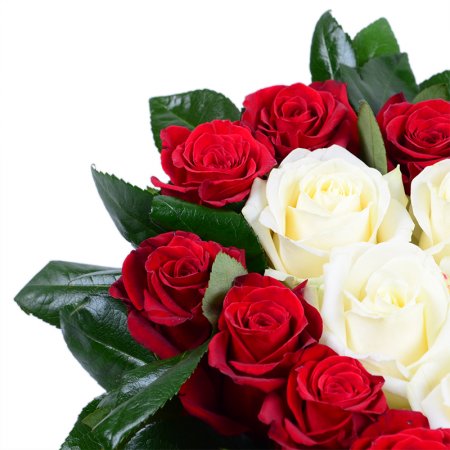 Bouquet Heart with roses + balloon