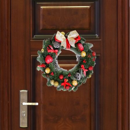 Order christmas wreath of twigs and cones