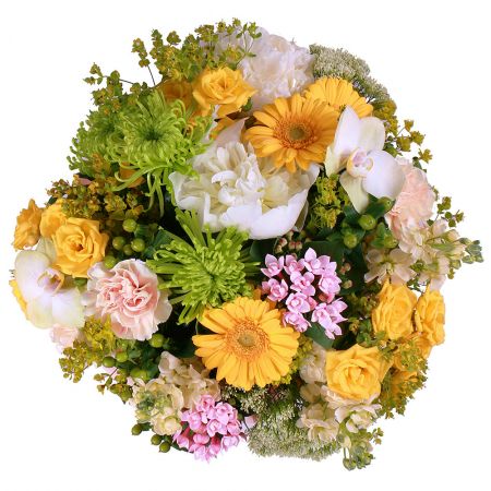 Order delicate flowers ''Soft gold'' with delivery to any city