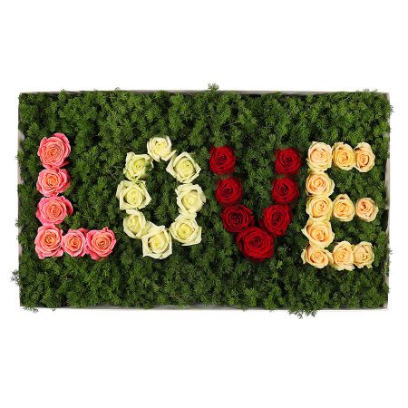 Order delightful bouquet Love box with delivery to ane city
