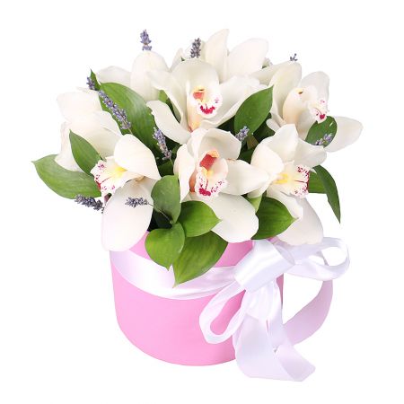 Bouquet Flower box Tenderness of orchids