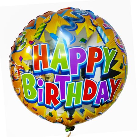 foil balloon, helium (4 pcs.), packaging, tape